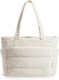 Leichte, voluminöse Tragetasche für Damen mit Fächern, Schultertasche/Handtasche für Reisen, Arbeit und Fitnessstudio | Leichtgewicht